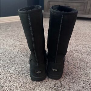UGG Classic Black Suede Boots